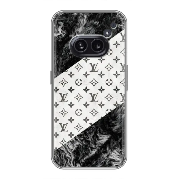 Чехол с рисунком «LV на белом» для Nothing Phone 2a Чехол с рисунком «LV на белом» для Nothing Phone 2a