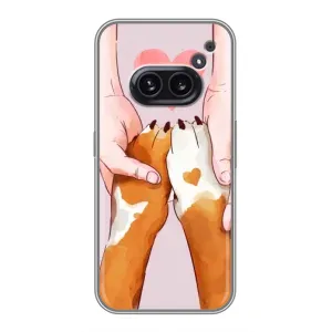 Чехол (ТПУ) Милые собачки для Nothing Phone 2a (Любовь к собакам)