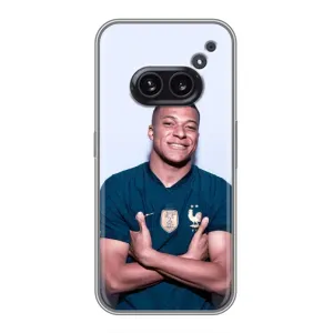 Чехол (TPU) с Футболистом на Nothing Phone 2a (Мбаппешичка)
