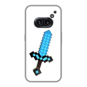 Чехлы для Nothing Phone 2a (Персонажи Майн Крафт) (Меч)