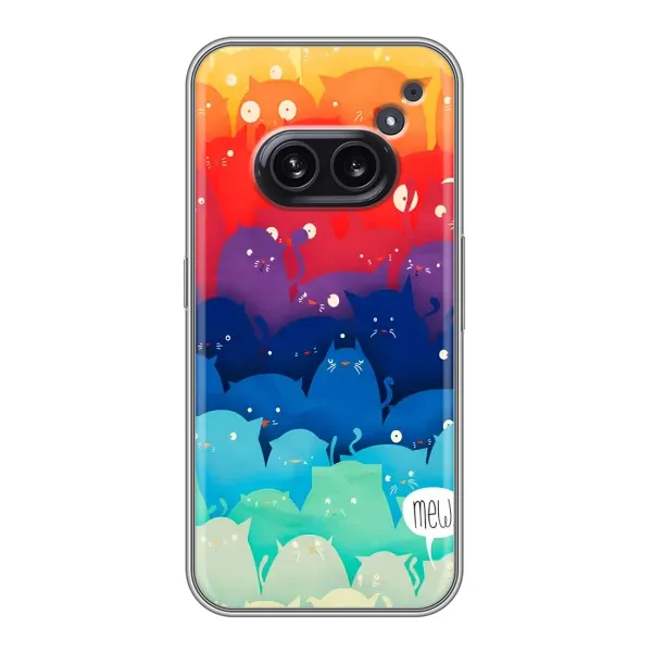 Чехол с рисунком «Mew» для Nothing Phone 2a