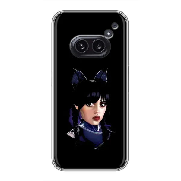 Чехол с рисунком «Милая Уэнсдей» для Nothing Phone 2a Чехол с рисунком «Милая Уэнсдей» для Nothing Phone 2a