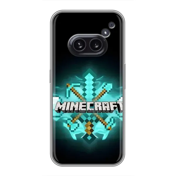 Чехол с рисунком «MineCraft 2» для Nothing Phone 2a