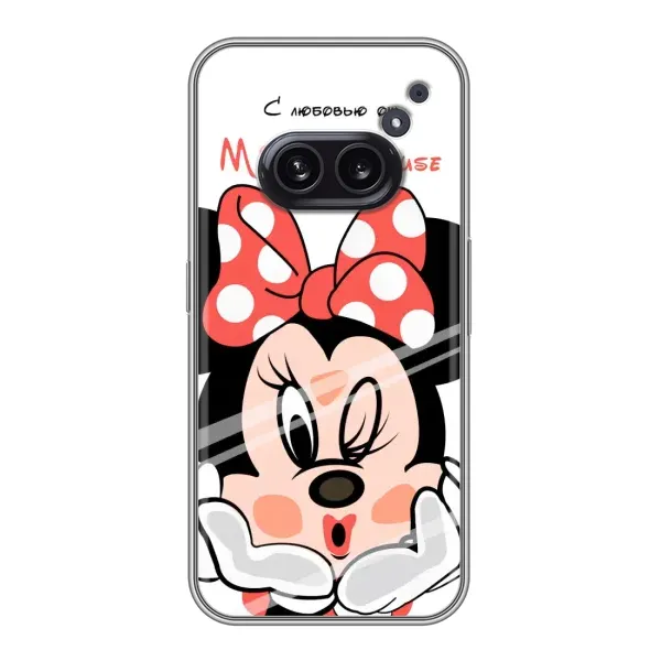 Чехол с рисунком «Minni Mouse» для Nothing Phone 2a Чехол с рисунком «Minni Mouse» для Nothing Phone 2a