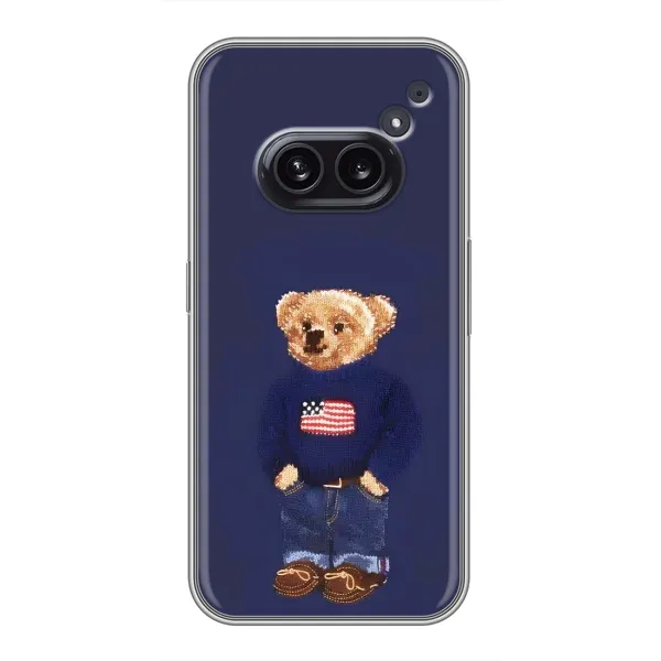 Чехол с рисунком «Мишка USA» для Nothing Phone 2a