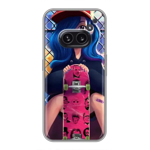 Чехол с рисунком «Модная девушка» для Nothing Phone 2a