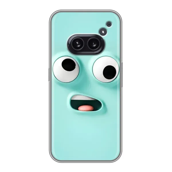 Чехол с рисунком «Забавное мятное лицо» для Nothing Phone 2a Чехол с рисунком «Забавное мятное лицо» для Nothing Phone 2a