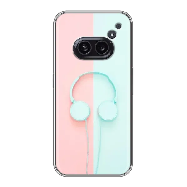 Чехол с рисунком «Наушники» для Nothing Phone 2a