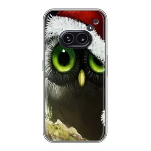 Чехлы с принтом СОВЫ для Nothing Phone 2a (Новогодняя Сова)