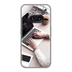 Силиконовый бампер (Работники) на Nothing Phone 2a (Офисный работник)