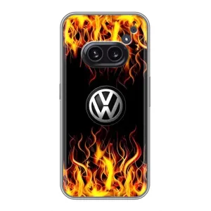 Чехол "Фольксваген" для Nothing Phone 2a (Огненный Лого)