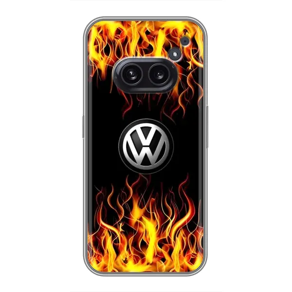 Чехол с рисунком «Огненный Лого» для Nothing Phone 2a Чехол с рисунком «Огненный Лого» для Nothing Phone 2a