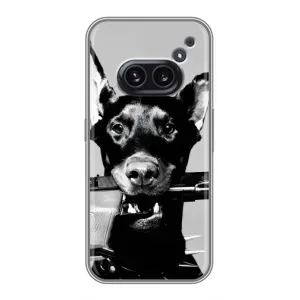 Чехол ДОБЕРМАН для Nothing Phone 2a (Опасный доберман)
