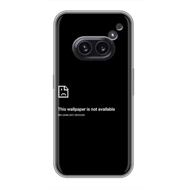 Чехол с рисунком «Ошибка» для Nothing Phone 2a