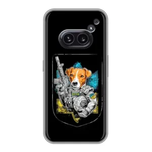 Чехол с принтом для Nothing Phone 2a (Патрон Воин)