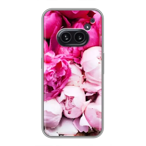 Чехол с рисунком «Пионы» для Nothing Phone 2a Чехол с рисунком «Пионы» для Nothing Phone 2a
