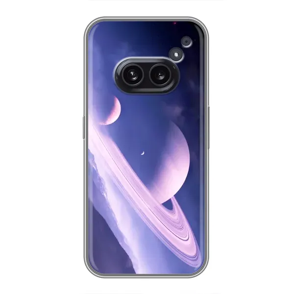 Чехол с рисунком «Планета в космосе» для Nothing Phone 2a Чехол с рисунком «Планета в космосе» для Nothing Phone 2a