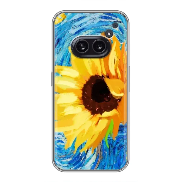 Чехол с рисунком «Подсолнух цветок» для Nothing Phone 2a Чехол с рисунком «Подсолнух цветок» для Nothing Phone 2a