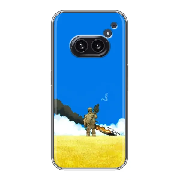 Чехол с рисунком «Попадание» для Nothing Phone 2a Чехол с рисунком «Попадание» для Nothing Phone 2a
