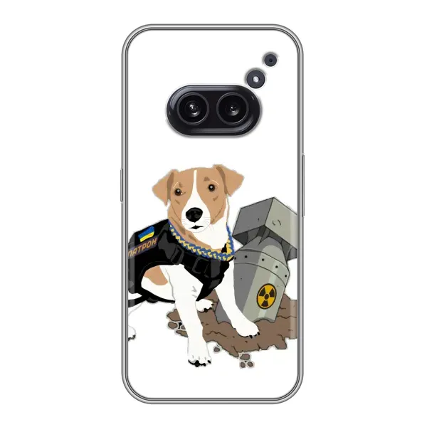 Чехол с рисунком «Пёс Патрон с ракетой» для Nothing Phone 2a Чехол с рисунком «Пёс Патрон с ракетой» для Nothing Phone 2a