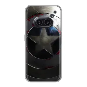Чехол с Щитом Капитана Америки на Nothing Phone 2a (Ретро Щит Капитана)