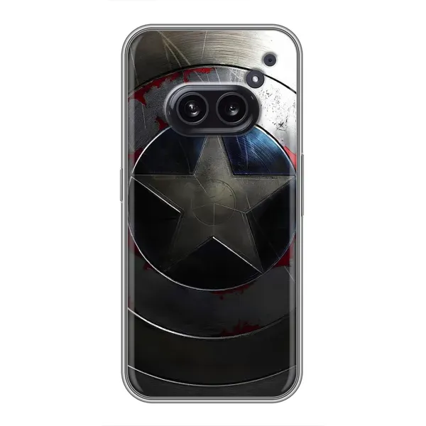 Чехол с рисунком «Ретро Щит Капитана» для Nothing Phone 2a Чехол с рисунком «Ретро Щит Капитана» для Nothing Phone 2a