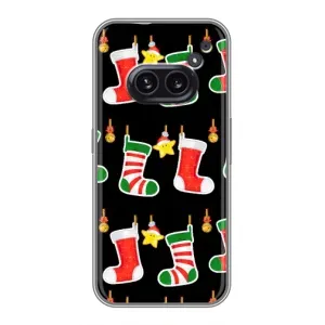 Силиконовый бампер на рождество для Nothing Phone 2a (Рождественские подарки)