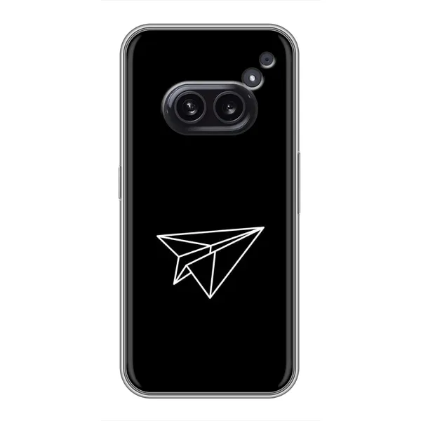 Чехол с рисунком «Самолетик» для Nothing Phone 2a Чехол с рисунком «Самолетик» для Nothing Phone 2a