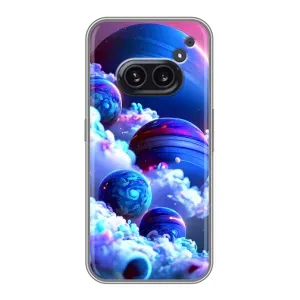 Чехлы КОСМОС для Nothing Phone 2a (Синие планеты)