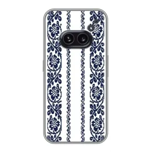 Силиконовый Чехол на Nothing Phone 2a с картинкой Вышиванки (Синяя вышиванка)