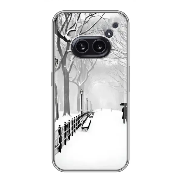 Чехол с рисунком «Снегом замело» для Nothing Phone 2a Чехол с рисунком «Снегом замело» для Nothing Phone 2a