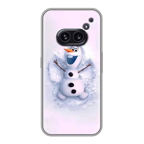 Чехол с рисунком «Снеговик Олов» для Nothing Phone 2a Чехол с рисунком «Снеговик Олов» для Nothing Phone 2a