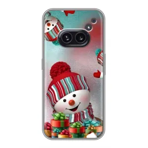 Чохли на Новий Рік Nothing Phone 2a (Сніговик в шапці)