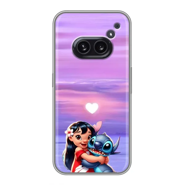 Чехол с рисунком «Стич и Лило» для Nothing Phone 2a Чехол с рисунком «Стич и Лило» для Nothing Phone 2a