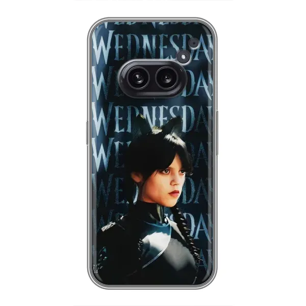 Чехол с рисунком «Уэнздей с ушками» для Nothing Phone 2a Чехол с рисунком «Уэнздей с ушками» для Nothing Phone 2a
