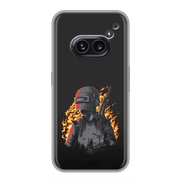 Чехол с рисунком «В огне» для Nothing Phone 2a Чехол с рисунком «В огне» для Nothing Phone 2a