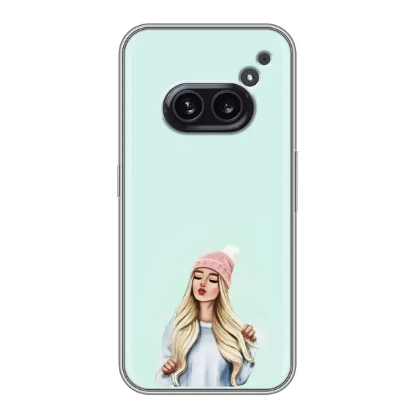Чехол с рисунком «В шапке» для Nothing Phone 2a Чехол с рисунком «В шапке» для Nothing Phone 2a