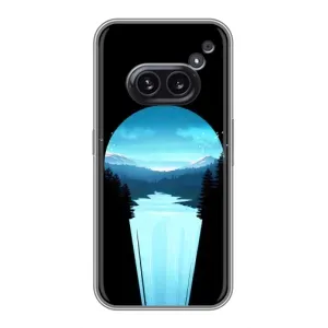 Летний Чехол на Nothing Phone 2a (Синий Водопад)