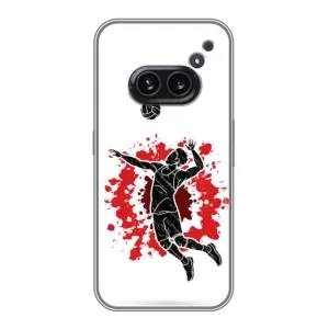 Чехлы с принтом Спортивная тематика для Nothing Phone 2a (Волейболист)