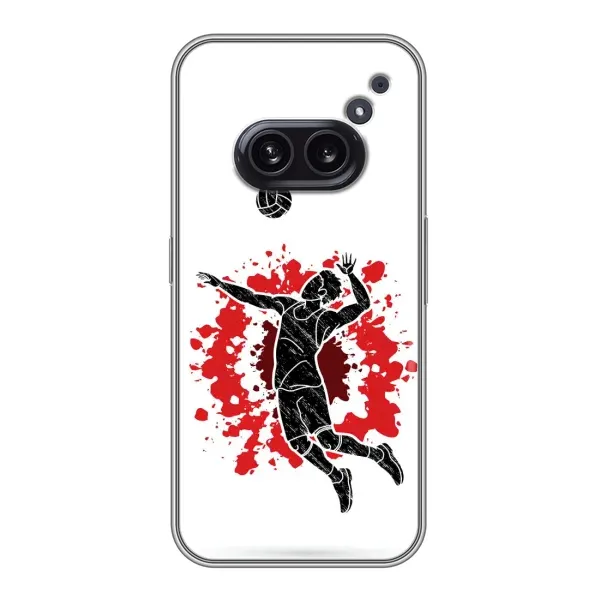Чехол с рисунком «Волейболист» для Nothing Phone 2a Чехол с рисунком «Волейболист» для Nothing Phone 2a