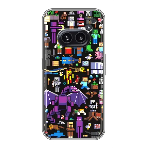 Чехол с рисунком «Все персонажи» для Nothing Phone 2a