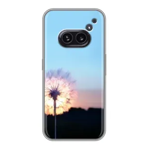 Силіконовий Чохол з кульбабками на Nothing Phone 2a (Захід з кульбабкою)