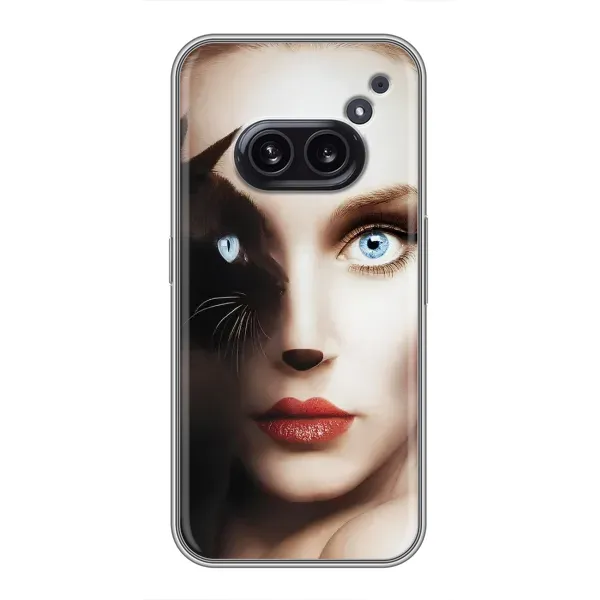 Чехол с рисунком «Женщина кошка» для Nothing Phone 2a Чехол с рисунком «Женщина кошка» для Nothing Phone 2a