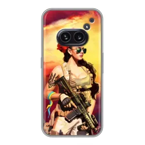 ЗСУ Чехлы (TPU) для Nothing Phone 2a (Женщина солдат)