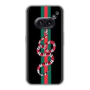 Чохли бренд ГУЧЧІ для Nothing Phone 2a (Змій Гуччі)