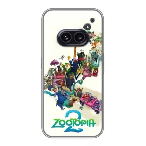 Силиконовый чехол с принтом Зоотрополіс для Nothing Phone 2a (Зоотрополис логотип)