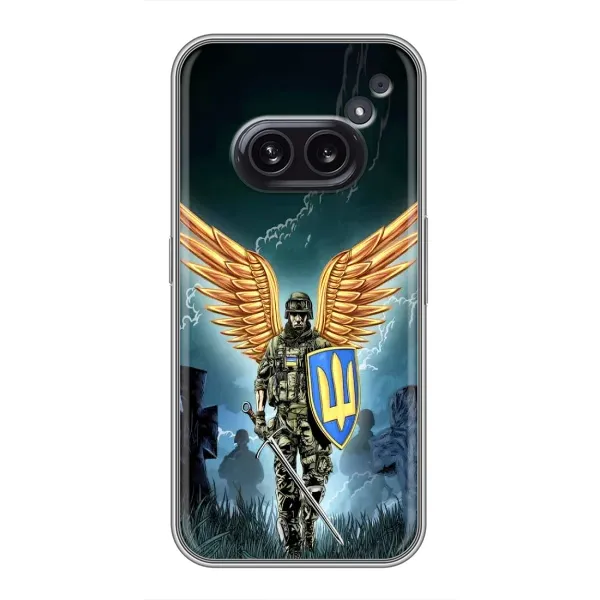 Чехол с рисунком «ЗСУ з крильями» для Nothing Phone 2a