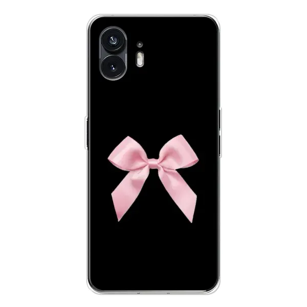 Чехол с рисунком «Бант на черном» для Nothing Phone 3 Чехол с рисунком «Бант на черном» для Nothing Phone 3