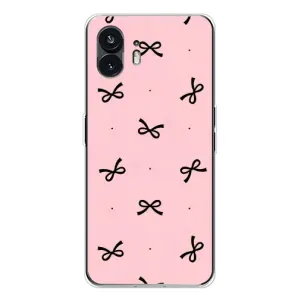 Чохол банти для Nothing Phone 3 (Чорні бантики)