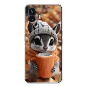 Печатный чехол «Зверята с кофе» для Nothing Phone 3 (Грызунчик с кофе)